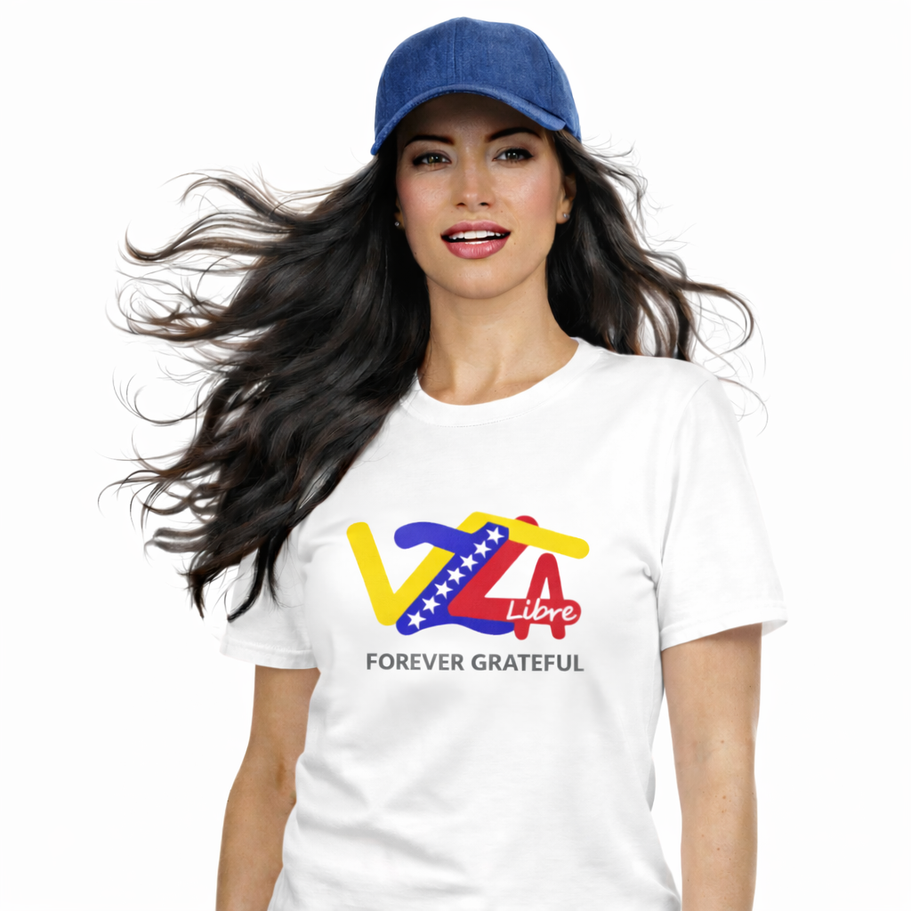 VZLA Libre Forever Grateful Short-Sleeve Unisex T-Shirt Light Colors